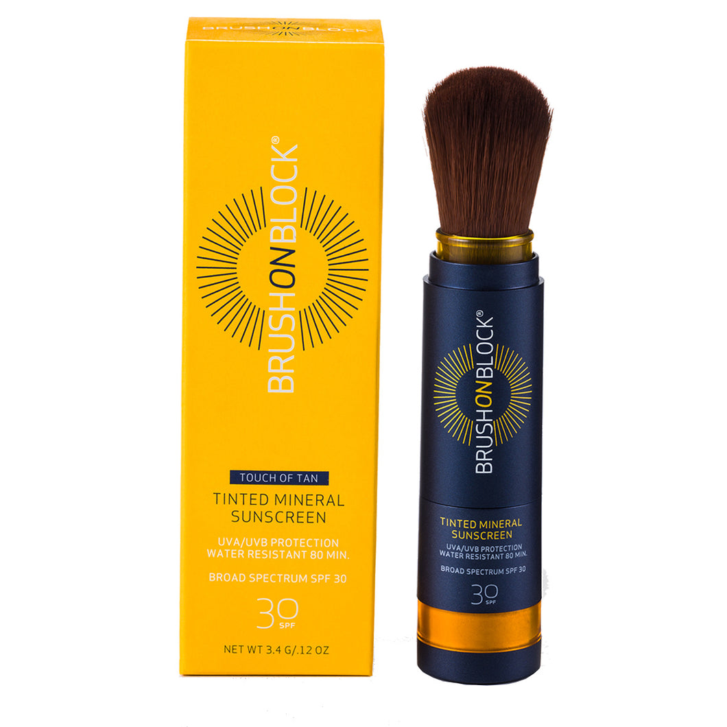 BRUSH ON BLOCK® Touch of Tan Tinted Mineral Powder Sunscreen - SPF 30
